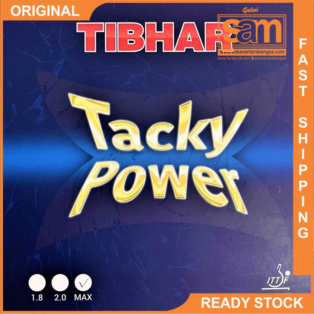TIBHAR ‘Tacky Power’ Table Tennis Ping Pong Rubber. Shopee Malaysia