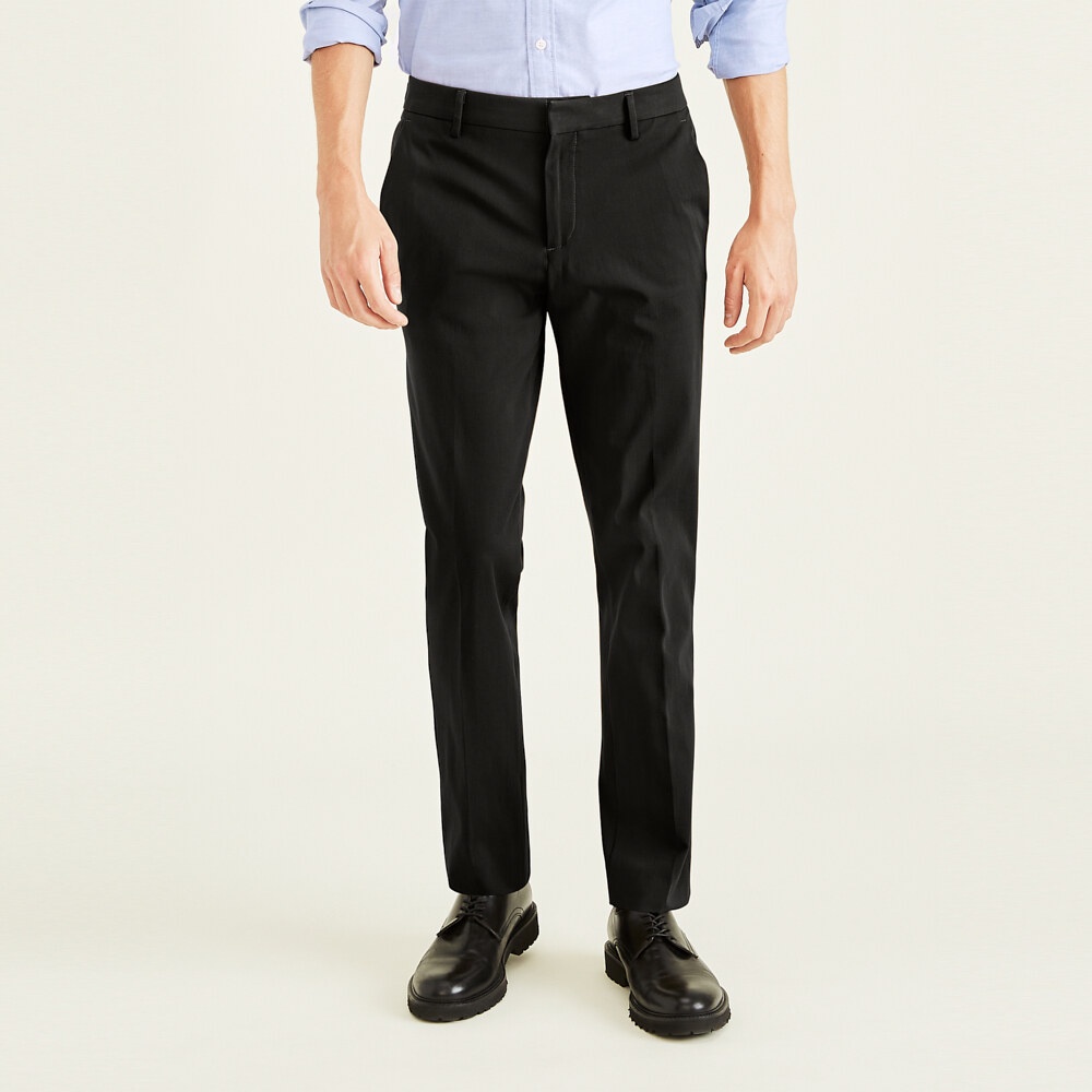 Dockers Men's Slim Fit City Tech Trousers, Asphalt, 36Wx34L