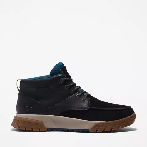 TIMBERLAND MEN'S BOULDER TRAIL WATERPROOF CHUKKA BOOTS Color Black Suede Style A41EC015 Shopee