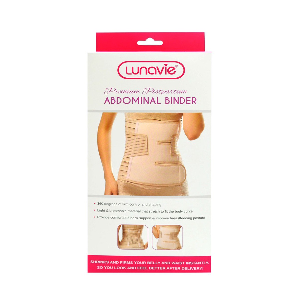 Lunavie Premium Postpartum Abdominal Binder Shopee Malaysia