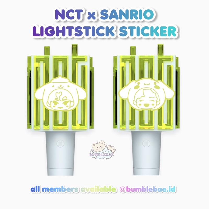 [Choose Delivery J&T] NCT x SANRIO STICKER LIGHTSTICK Reflective ...