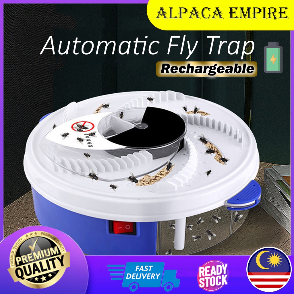 Rechargable Fly Trap Automatic Electric Fly Trap Pest Catcher