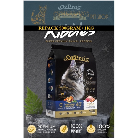 OzPro Super Premium Grain / Gluten Free All Life Stages Cat Kibble