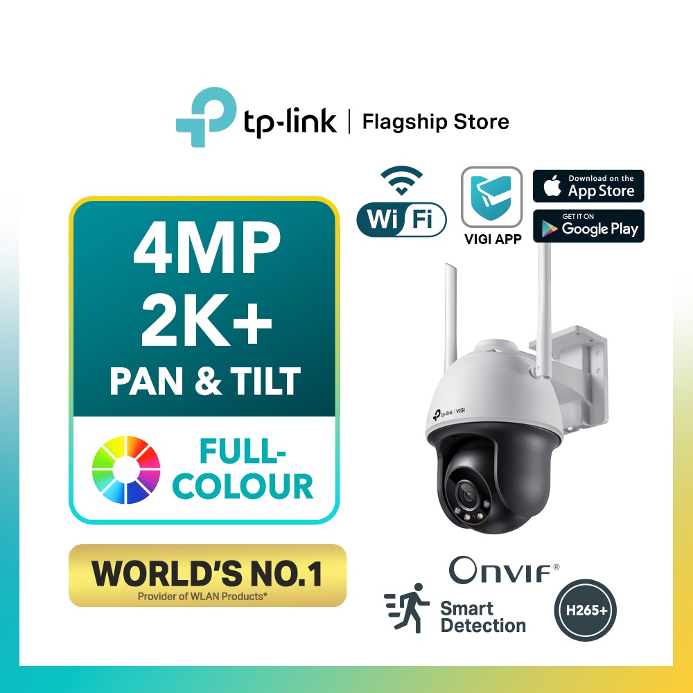 TP-Link 4MP AI CCTV VIGI C540-W & C440-W & C340-W - Full Color