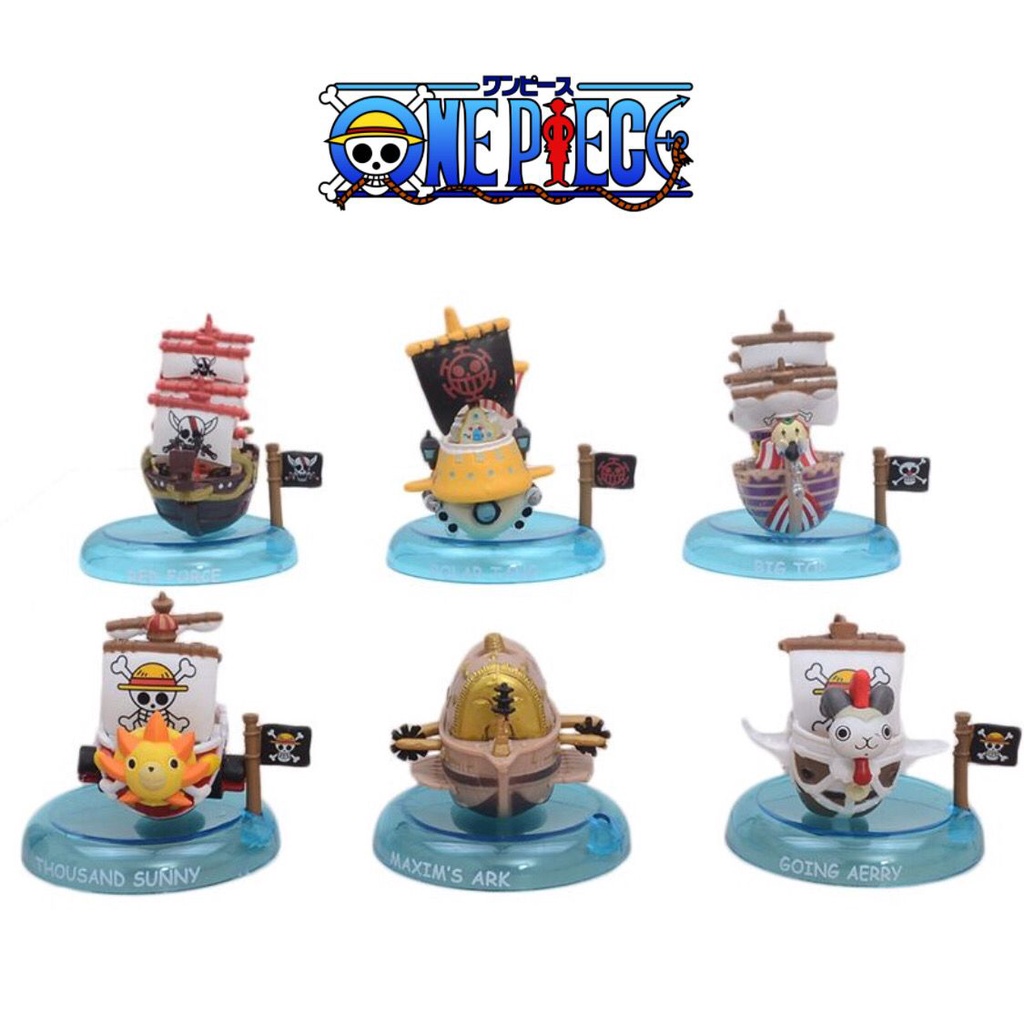 One Piece Thousand Sunny Going Merry Maxim's Ark Big Top Red Force ...