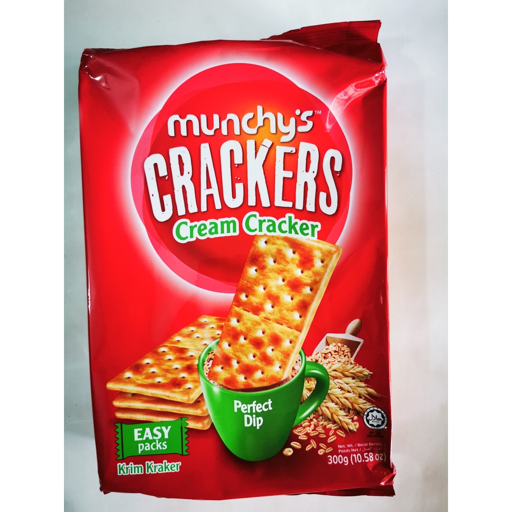 Munchy's Crackers (cream Crackers   Wheat Crackers   Vege Crackers 