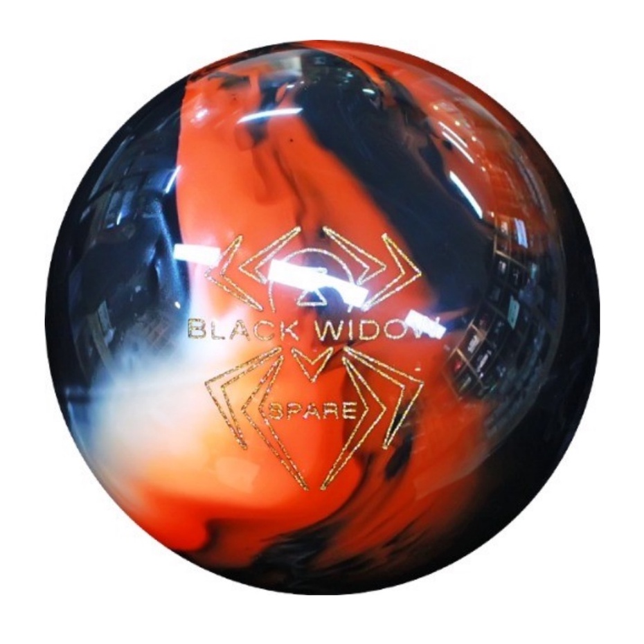Hammer Black Widow Urethane Spare Bowling Ball (Black/White/Orange
