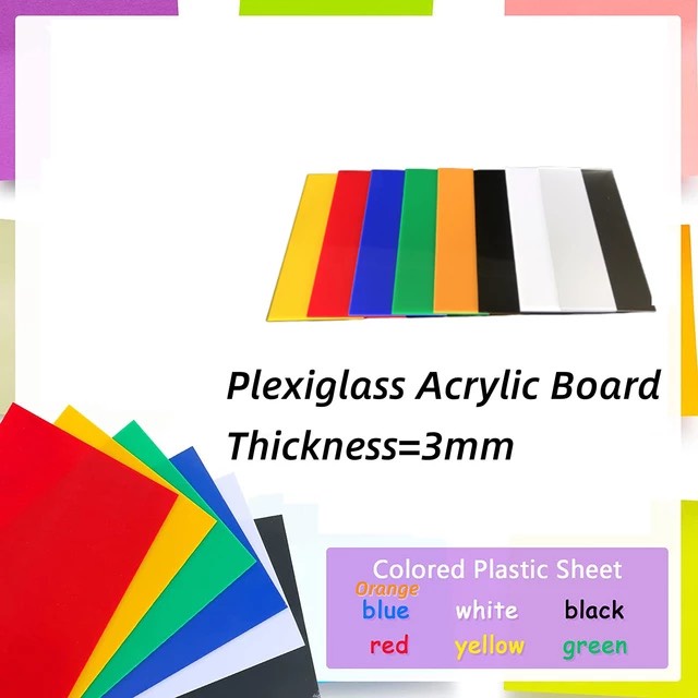 (Acrylic) Mica Sheet A4 Size 20x30cm - 3mm Thick - Colorful. | Shopee ...