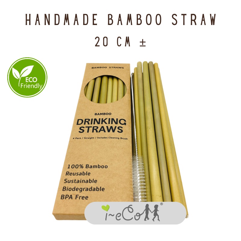 Handmade Bamboo Straw I Biodegradable Straw I Recycle Straw I Eco