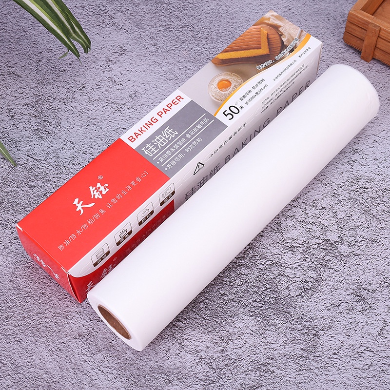 𝗚𝗥𝗘𝗔𝗦𝗘𝗣𝗥𝗢𝗢𝗙 Non Stick Baking Paper Sheets With Cutter 5M Microwave Oven