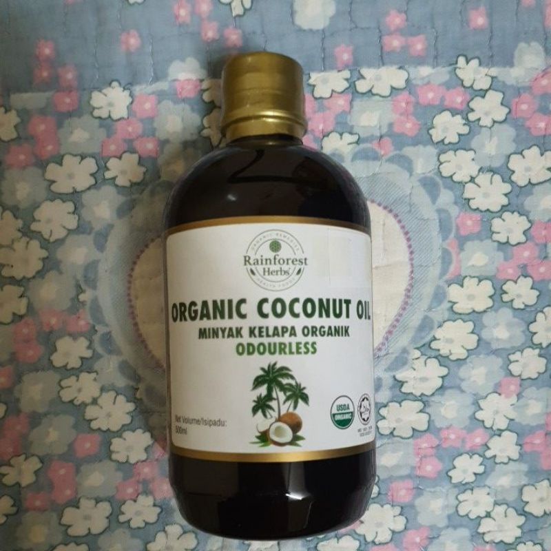 Rainforest Organic Odourless Coconut Oil 500ml (Expiry Date08/2023