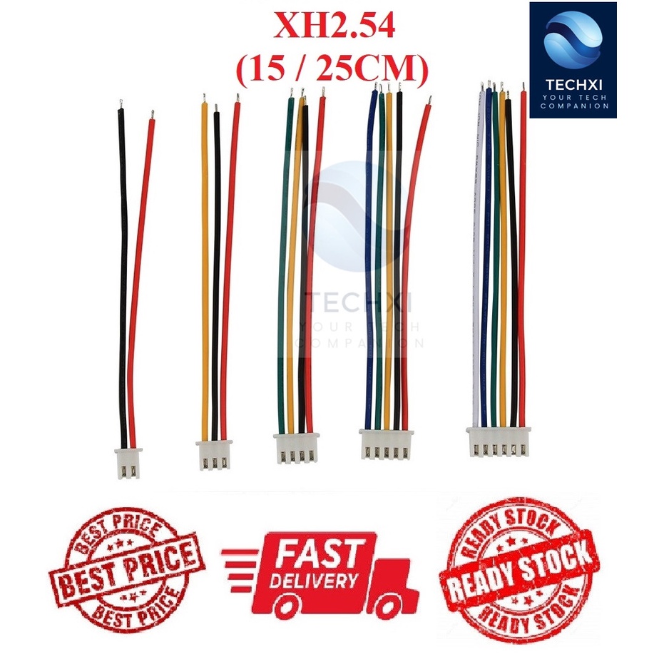 XH2.54 XH 2.54mm Wire Cable Connector 2 Pin 3 Pin 4 Pin 5 Pin Shopee