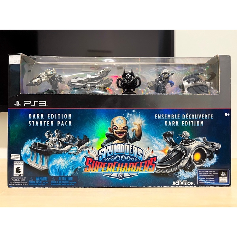 RARE PS3 Skylanders Superchargers DARK Edition Starter Pack Playstation