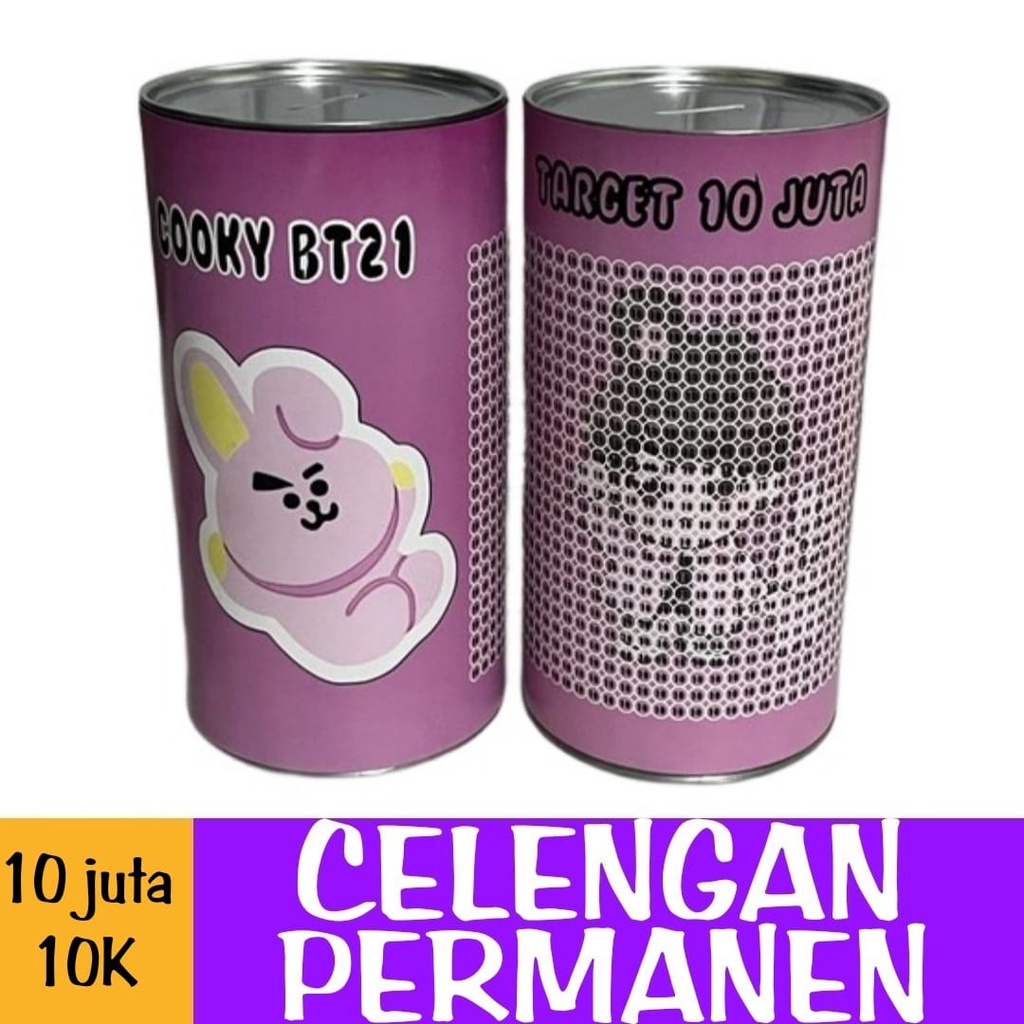 Best Selling!! cokky pink target Piggy Bank- 10 Million target Piggy ...