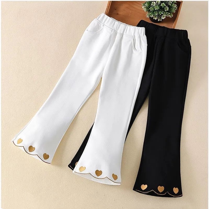 Seluar Kids Flare Pants Baby Girl Legging Loose Long Pants | Shopee ...