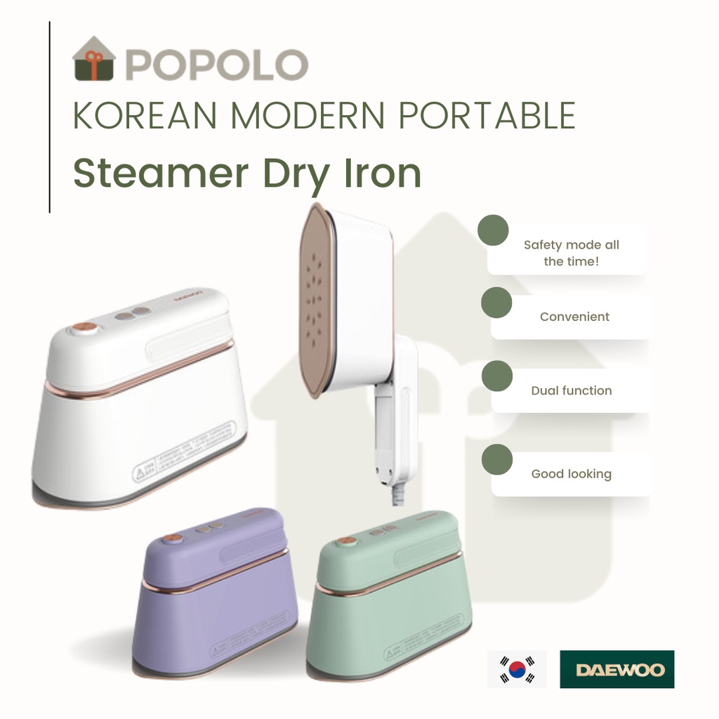[DAEWOO] Garment Steamer Iron Handheld Garment Portable Steam Heating