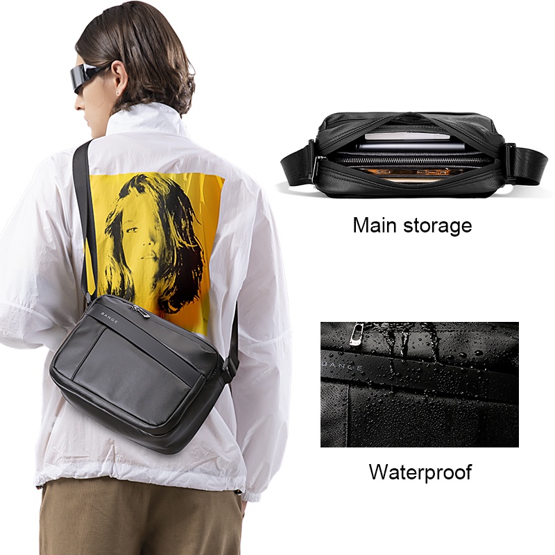 BANGE Whiz Sling Bag Men Messenger Bag Pouch Bag Men Cross Body Bags  Waterproof