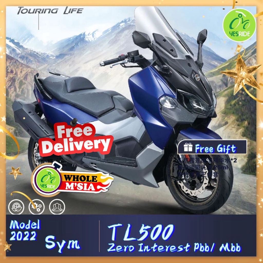 SYM MAXSYM TL 500 MOTORCYCLE Shopee Malaysia