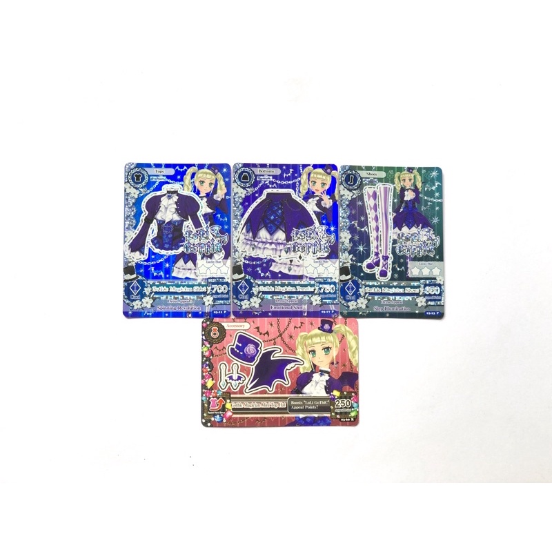 Aikatsu Premium Indonesia Card Original Gothic Magician Coord Fullset ...