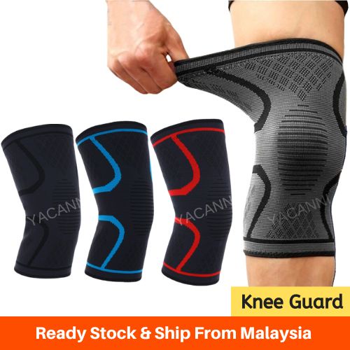 1PCS Anti Slip Elastic Compression Sleeve Knee Guard Knee Brace Knee ...