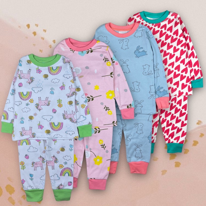 [1-5Y] PYJAMAS LONGSLEEVE JUMPING BEANS | Shopee Malaysia