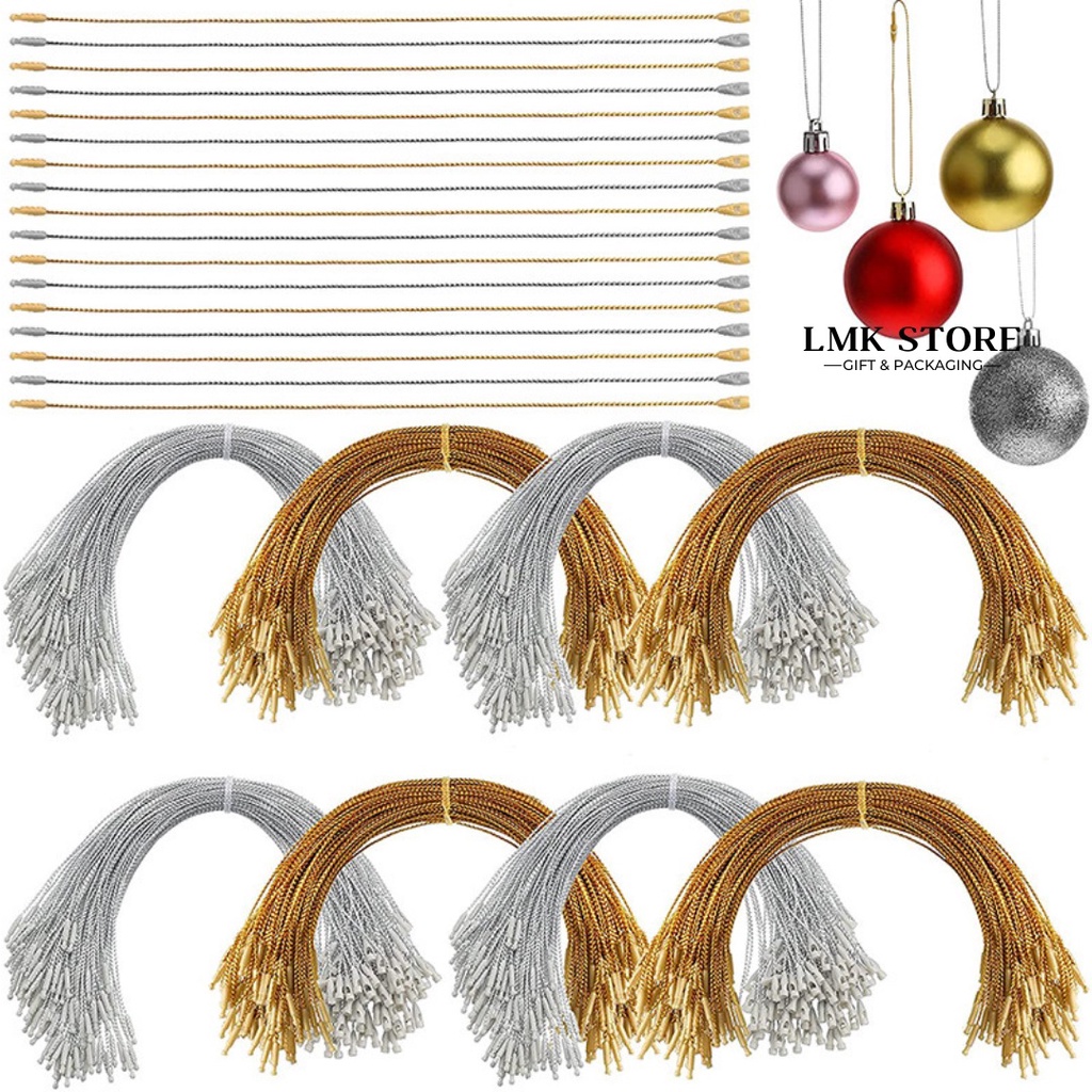 LMK 20cm 100pcs Tag String Hang Tag String Label String Tali Hangtag ...