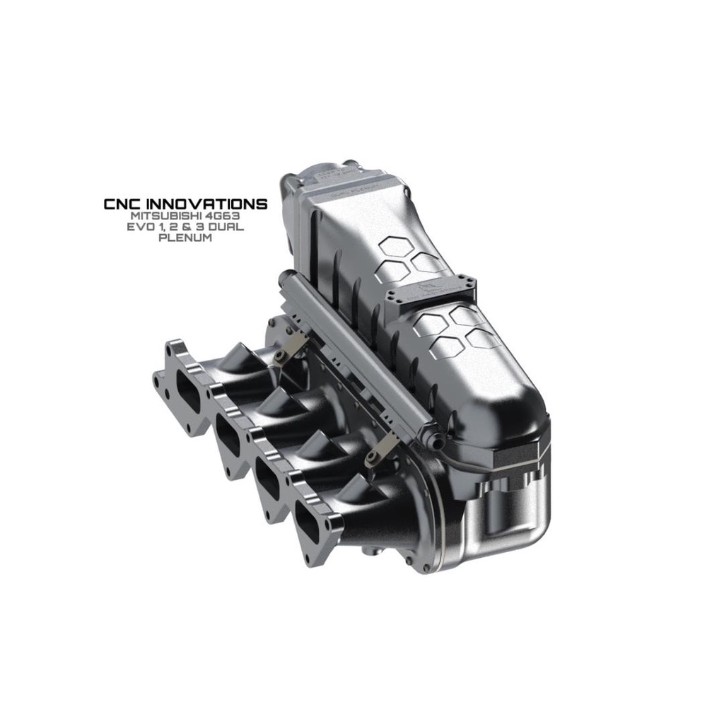 MITSUBISHI 4G63 EVO 1, 2 & 3 BILLET DUAL PLENUM INTAKE MANIFOLD