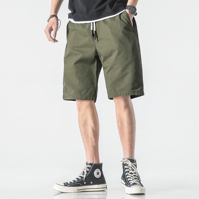 【Superior Quality Cotton】Summer New Loose Shorts Man Straight Cut All ...