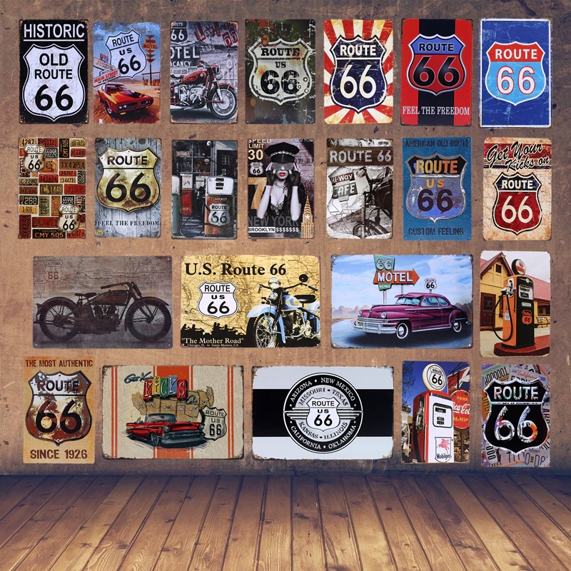 Vintage Interior Design 20x30cm (Listing 3) Retro Vintage Tin Metal ...