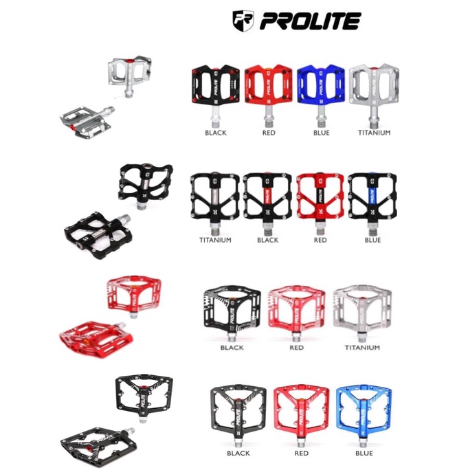 Prolite Sealed Bearing Pedal MTB/RB/Folding Bike Pedal ( 6061 CNC Aluminum ) Shopee Malaysia