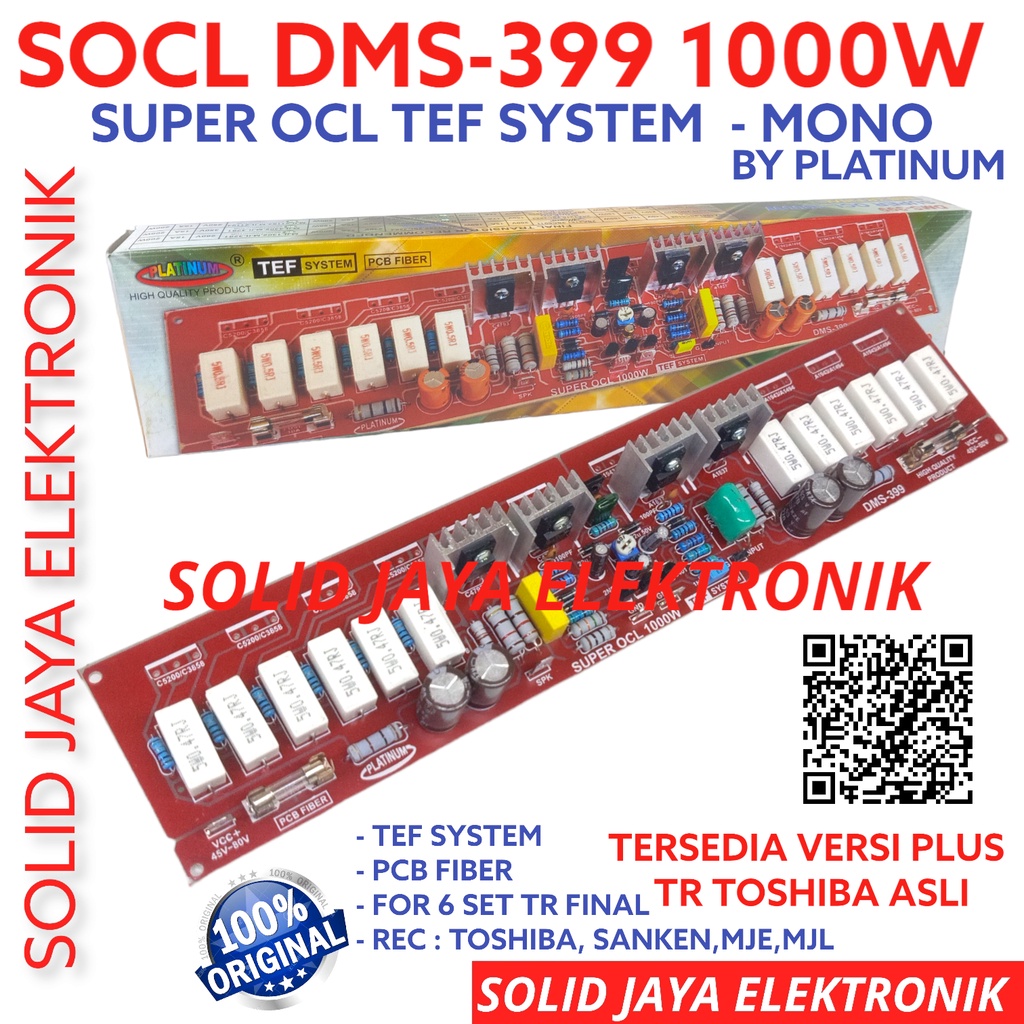 Power DRIVER KIT SUPER OCL MONO 1000W AMPLI AMPLIFIER SUPER OCL AMPLI