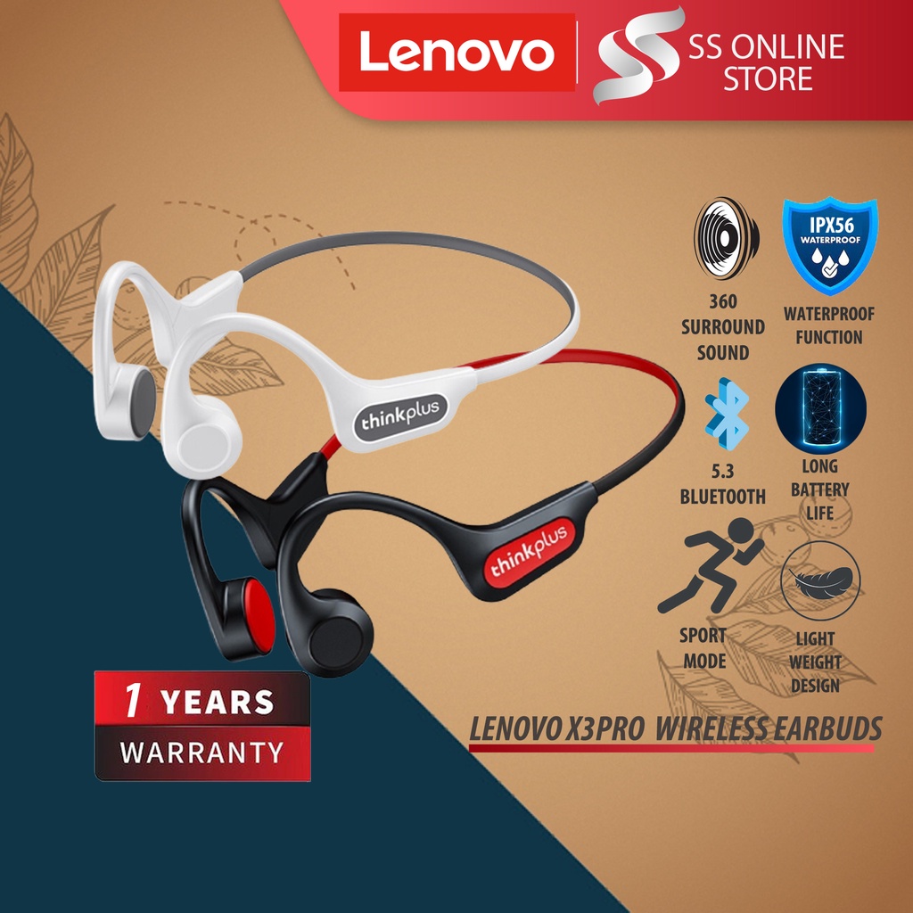LENOVO X3 PRO Bone Conduction Wireless Sports TWS Earphone