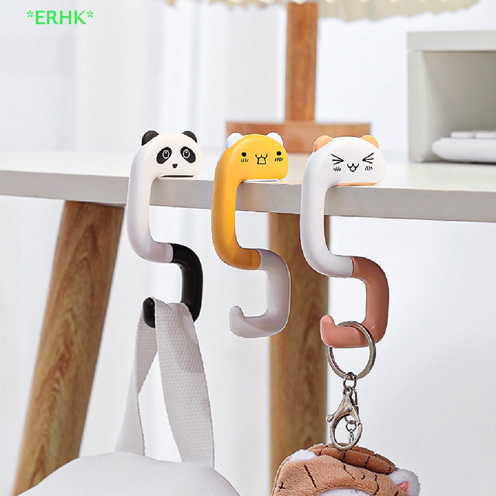 ERHK> Cute Portable Folding Bag Hook Hanger Purse Handbag Holders