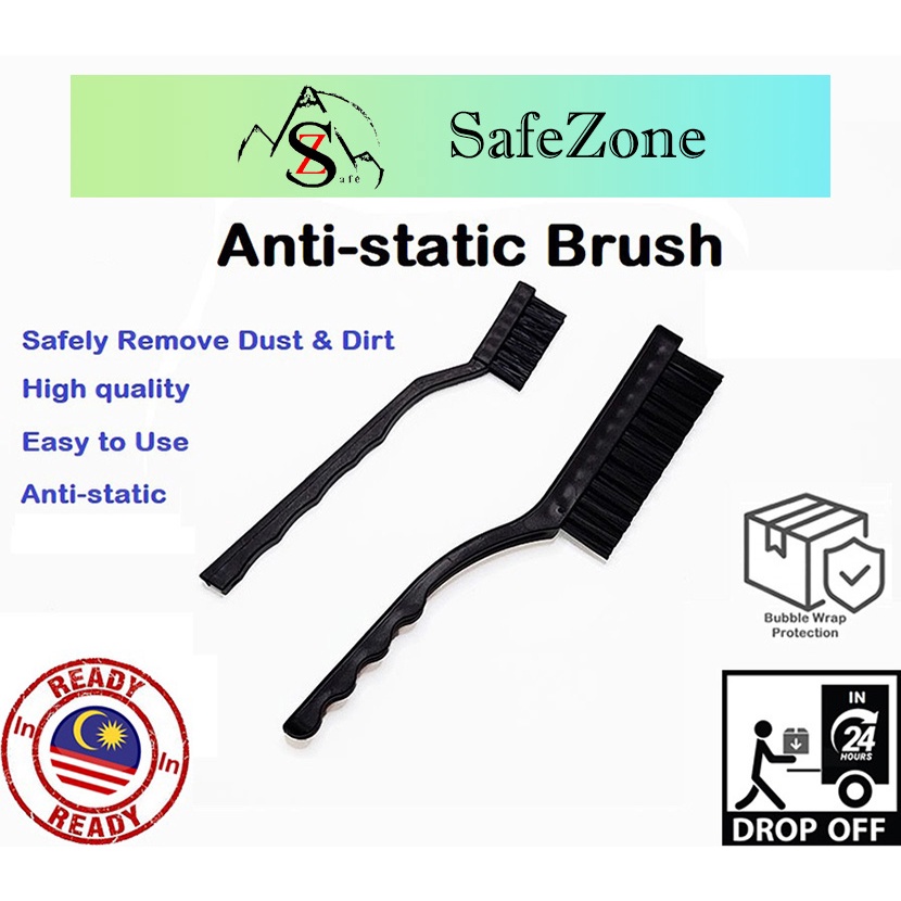 6 In 1 Plastic Small Portable Handle Nylon Anti Static Brushes