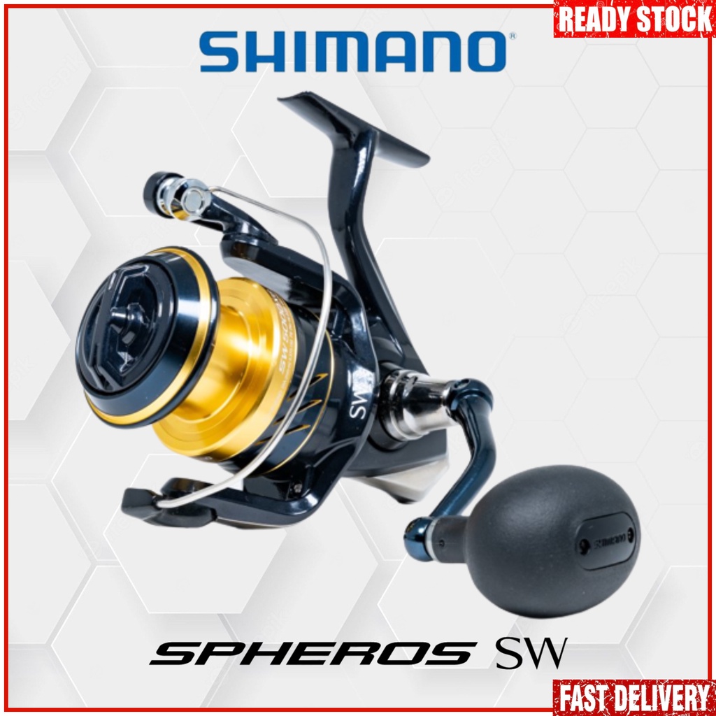 Shimano Spheros SW Spinning Fishing Reel 2021, 5000HG 5000XG 6000PG 6000HG  8000PG 8000HG
