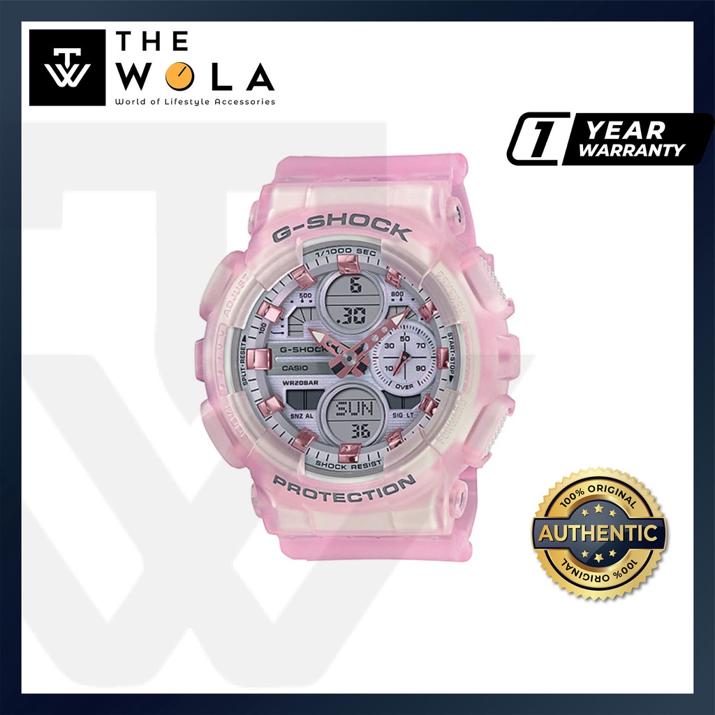 Casio G Shock Womens Analog Digital Watch Gma S140np 4a Neo Punk Pink Resin Band Sports Watch 4314