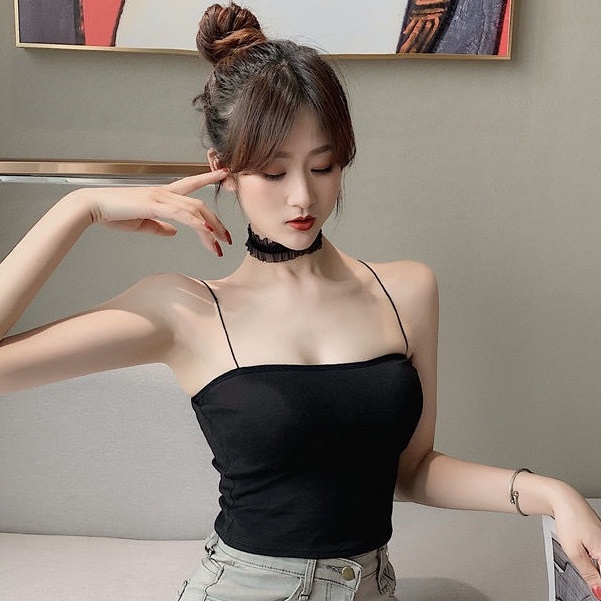 Sexy Women's 2-String Shirt, Easy to Wear, Easy to Coordinate, 4-Way ...