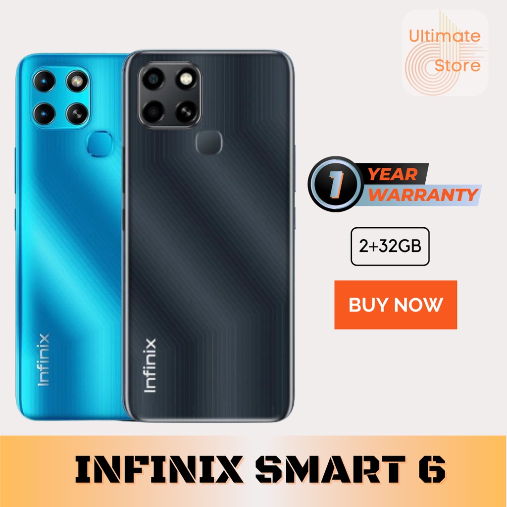 Infinix SMART 6 (2GB RAM + 32GB ROM) 6.6
