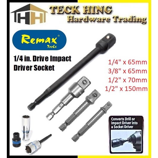thumbnail image 2 of AB Tools Impact Power Extension Bar Set – Allen Hex Socket Driver Adapters – 1/4", 3/8", 1/2" – BPT262 2 of 6