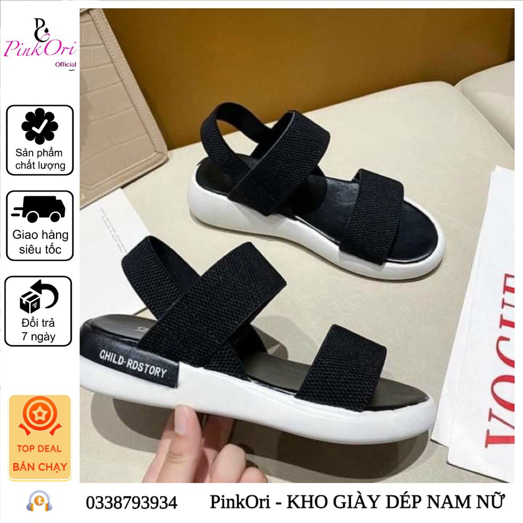 Elastic Strap Sandals In 3 Colors PinkOri Shopee Malaysia