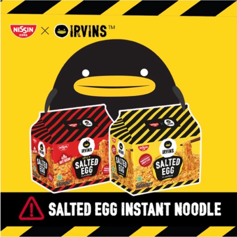 Nissin Irvins Salted Egg Packet Noodles Instant Noodles Shopee Malaysia