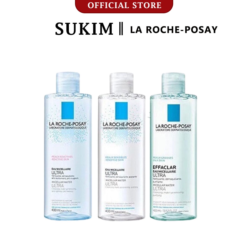 La RochePosay Micellar Water Ultra Sensitive Skin 400ml Deep cleansing