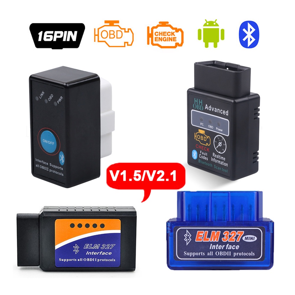 KUULAA OBD2 Scanner Bluetooth 4.0 ELM327 V1.5 OBD 2 Car Diagnostic
