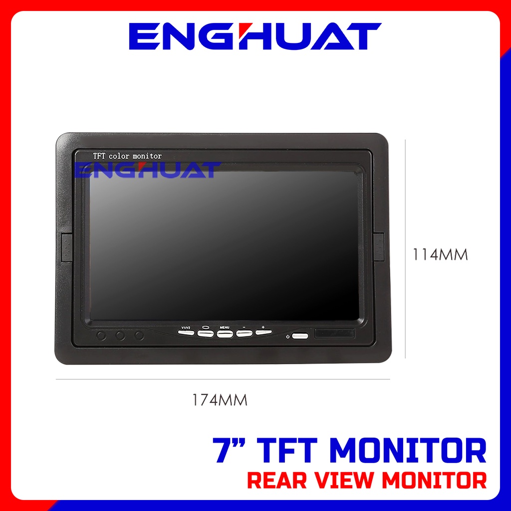 7 inch TFT LCD Monitor Bus Truck Reverse Parking Camera | 7inch Monitor ...