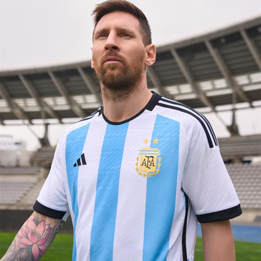 argentina jersey 3 stars messi