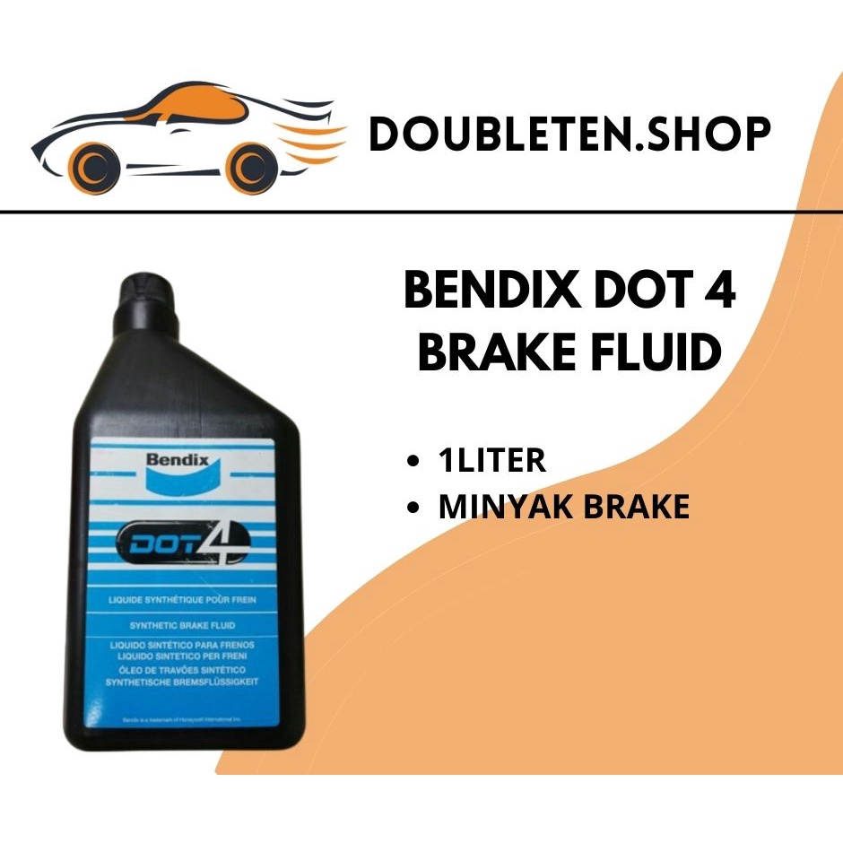Bendix Minyak Brek Dot4 1Liter Brake Fluid And Clutch Oil For All