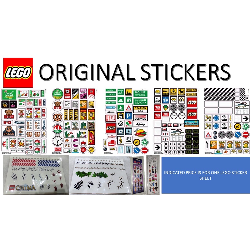 Lego xtra brick stickers cheap