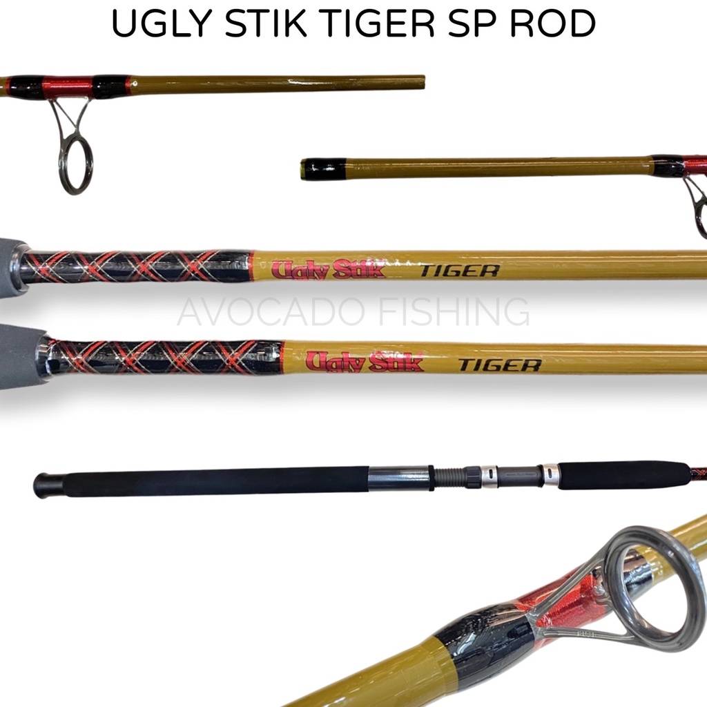 UGLY STIK TIGER SPINNING TWO SECTION 7 / 8ft | Shopee Malaysia