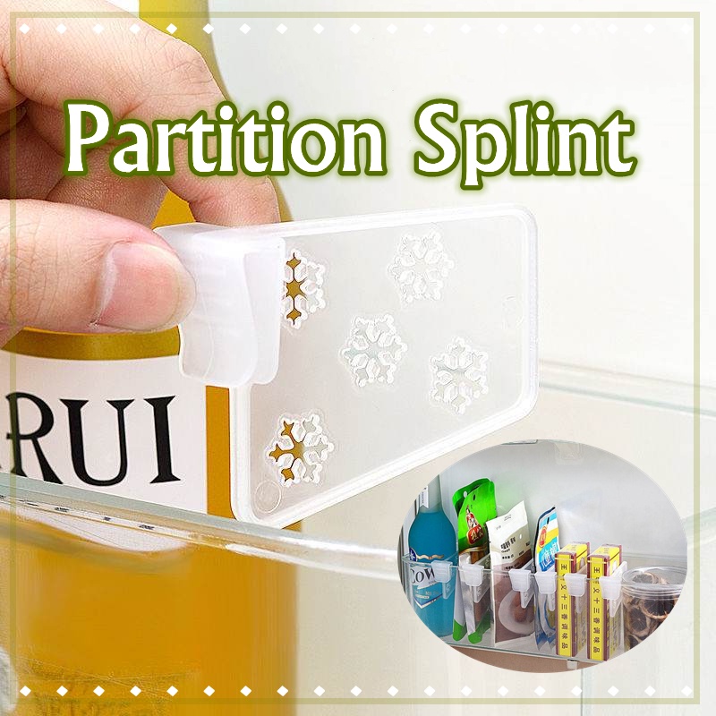 (1 pcs)Refrigerator Storage Partition Splint Board Plastic Divider ...