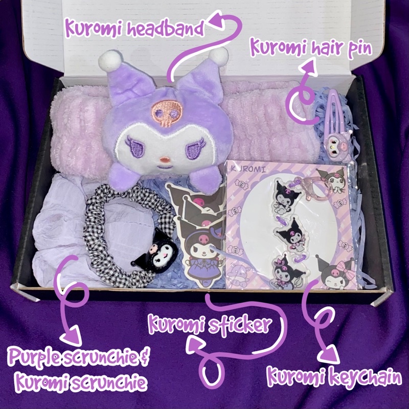 Surprise Kuromi Gift Box Birthday Cute Sanrio Shopee Malaysia